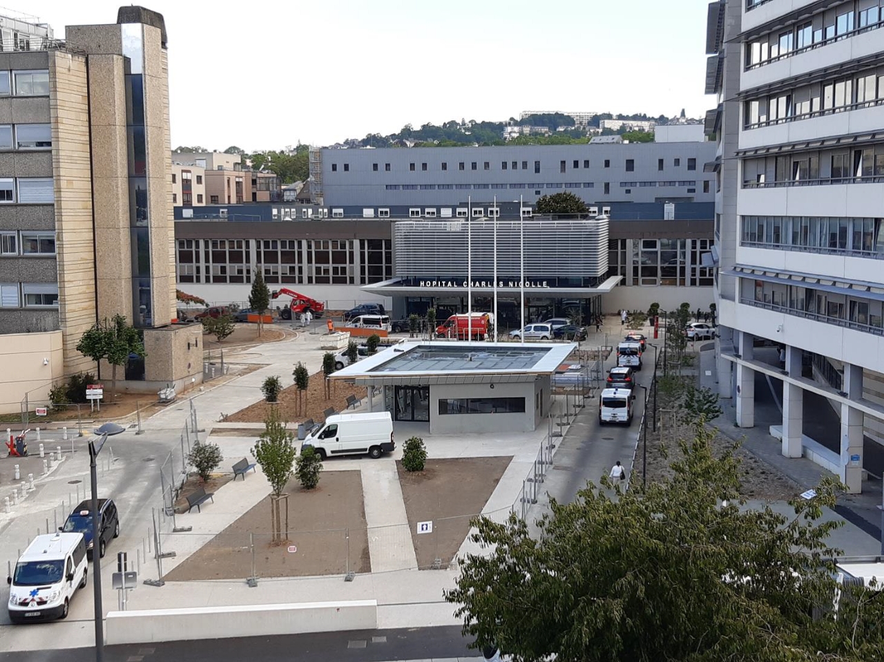 Le logiciel VigiRisk aide à la gestion de la sécurité des bâtiments du Centre hospitalier universitaire de Rouen depuis 2010. (Crédit photo CHU Rouen).