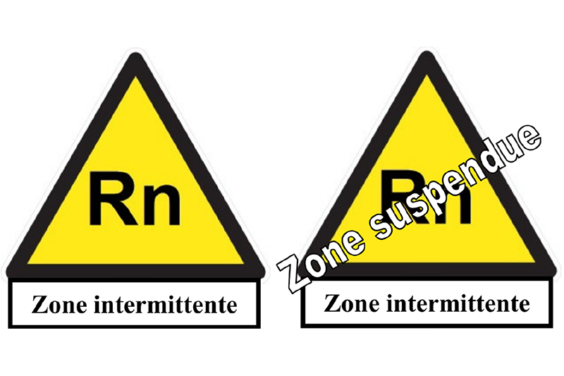 Panneau zone radon joe - Crédit: Ministère du travail