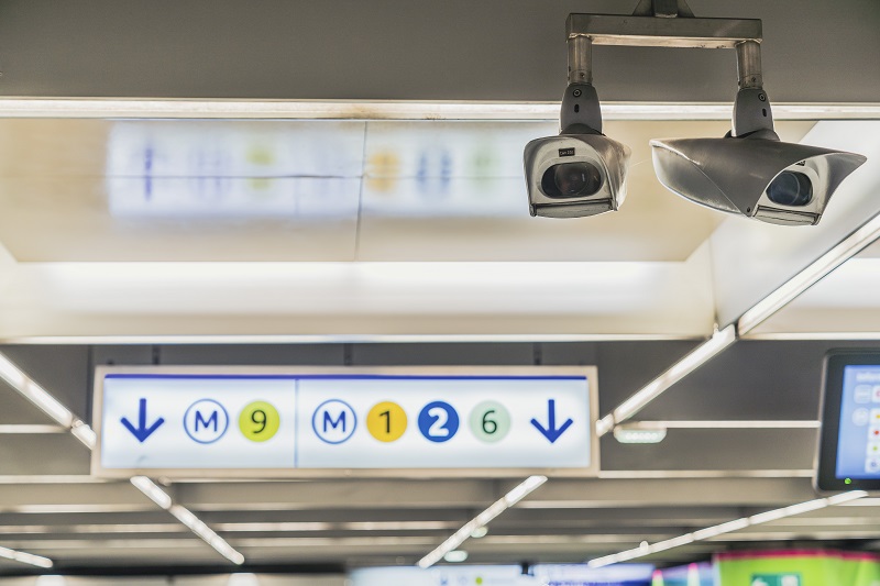 Caméra de surveillance sur le réseau © RATP/Hamdi Chref