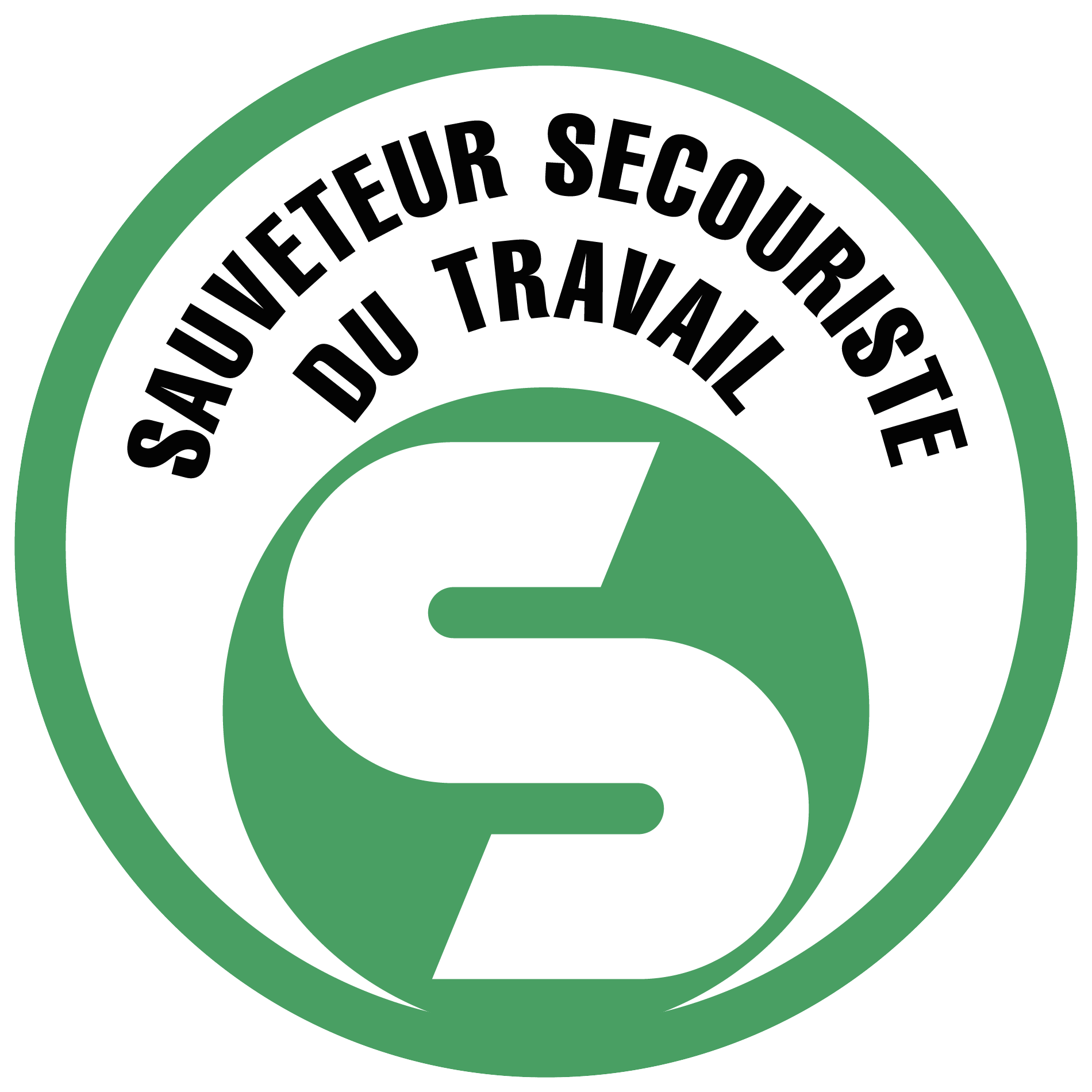 Logo sauveteur secouriste du travail HD