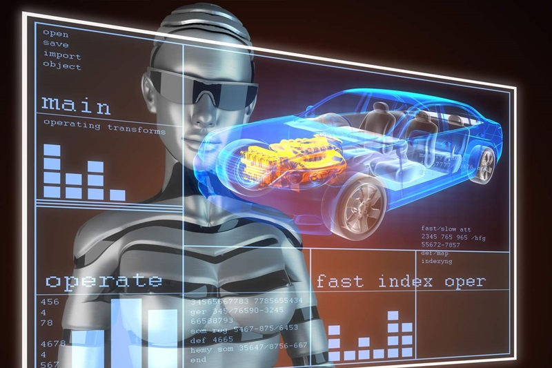 Une chaîne de production automobile automatisée. Crédit : Fotolia - Videodoctor